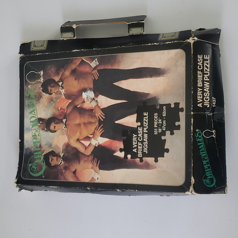 Chippendales 551 Piece Jigsaw Puzzle #1437 Vintage 1983